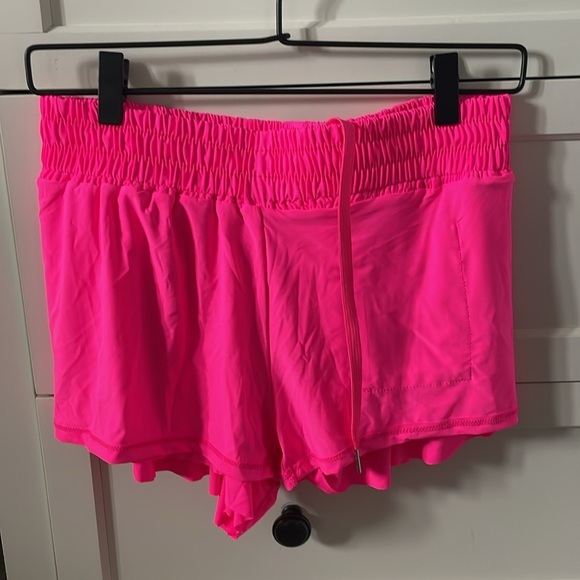 Nexsonic Hot Pink Running Butterfly 2-in-1 Double Layer Quick-Drying Shorts - M - Picture 6 of 10